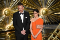 onstage during the 88th Annual Academy Awards at the Dolby Theatre on February 28, 2016 in Hollywood, California.