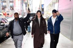 NEW YORK, NEW YORK - MAY 15: Olivia Munn is seen outside "Good Morning America" on May 15, 2024 in New York City. (Photo by Raymond Hall/GC Images)