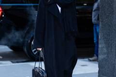 NEW YORK, NEW YORK - DECEMBER 23: Olivia Munn is seen in the Garment District on December 23, 2024 in New York City. (Photo by TheStewartofNY/GC Images)