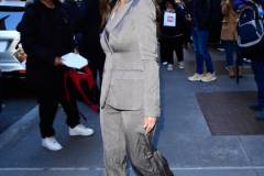 NEW YORK, NEW YORK - APRIL 22: Olivia Munn is seen on April 22, 2024 in New York City. (Photo by Raymond Hall/GC Images)