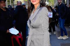 NEW YORK, NEW YORK - APRIL 22: Olivia Munn is seen on April 22, 2024 in New York City. (Photo by Raymond Hall/GC Images)